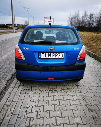 Kia Rio cena 6500 przebieg: 257362, rok produkcji 2006 z Włoszczowa małe 211